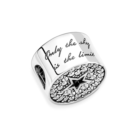Charm femme pandora félicitations pavé &amp; étoile argent 925/1000 – charms