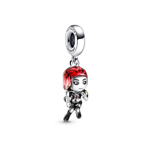 Charm Femme PANDORA MARVEL AVENGERS BLACK WIDOW Argent 925/1000