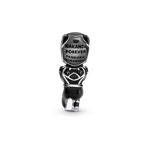 Charm Femme PANDORA MARVEL AVENGERS BLACK PANTHER Argent 925/1000