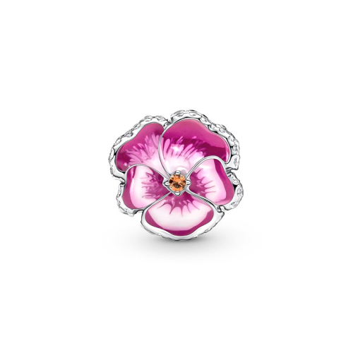 Charm Femme PANDORA PENSÉE ROSE Argent 925/1000