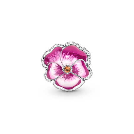 Charm Femme PANDORA PENSÉE ROSE Argent 925/1000
