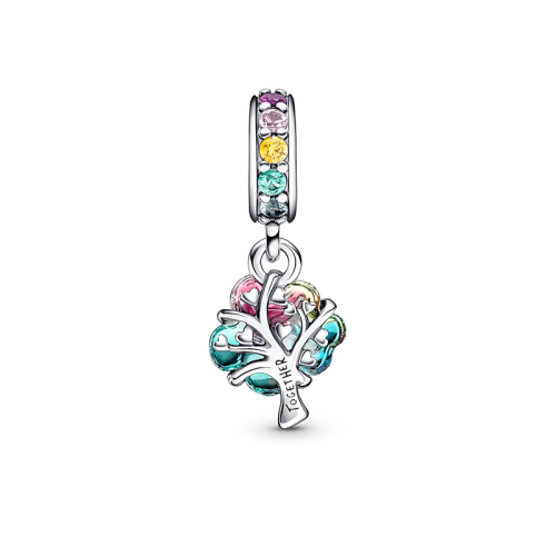 Charm Femme PANDORA VERRE DE MURANO ARBRE DE L'UNITÉ Argent 925/1000