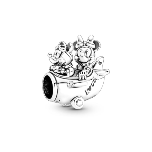 Charm Femme PANDORA DISNEY MICKEY & MINNIE AVION Argent 925/1000