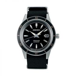 Montre homme automatique seiko presage nylon noir - automatiques - edora - 0