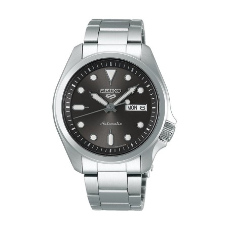 Montre homme automatique seiko 5 acier argenté – automatiques