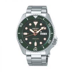 Montre homme automatique seiko 5 acier argenté - automatiques - edora - 0