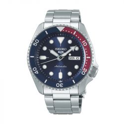 Montre homme automatique seiko 5 acier argenté - automatiques - edora - 0