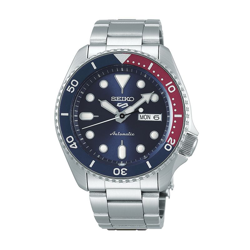 Montre homme automatique seiko 5 acier argenté - automatiques - edora