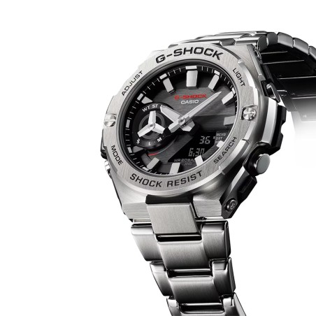 Montre homme casio g-shock g-steel acier inoxydable  – analogiques