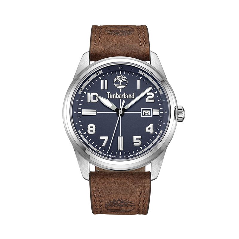 Montre homme timberland northbridge cuir brun - analogiques - edora
