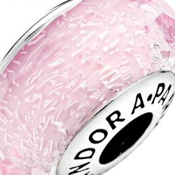 Charm femme pandora verre de murano rose facettÉ argent 925/1000 - accueil - edora - 1