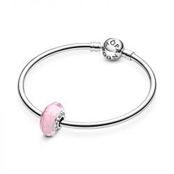 Charm femme pandora verre de murano rose facettÉ argent 925/1000 - charms - edora - 5