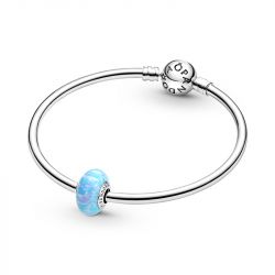 Charm femme pandora bleu ocÉan opalescent argent 925/1000 - charms - edora - 4
