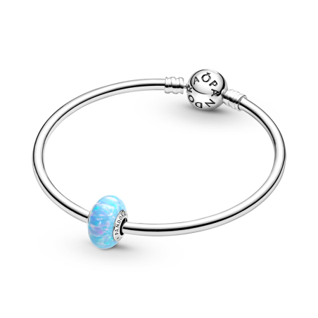 Charm femme pandora bleu océan opalescent argent 925/1000 – charms