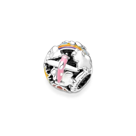 Charm femme pandora envolez-vous ciel arc-en-ciel &amp; voyage argent 925/1000 – charms