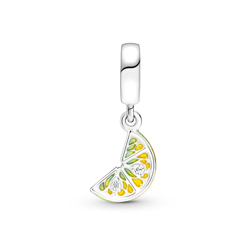 Charm Femme PANDORA PENDANT FRUIT SCINTILLANT TRANCHE DE CITRON Argent 925/1000