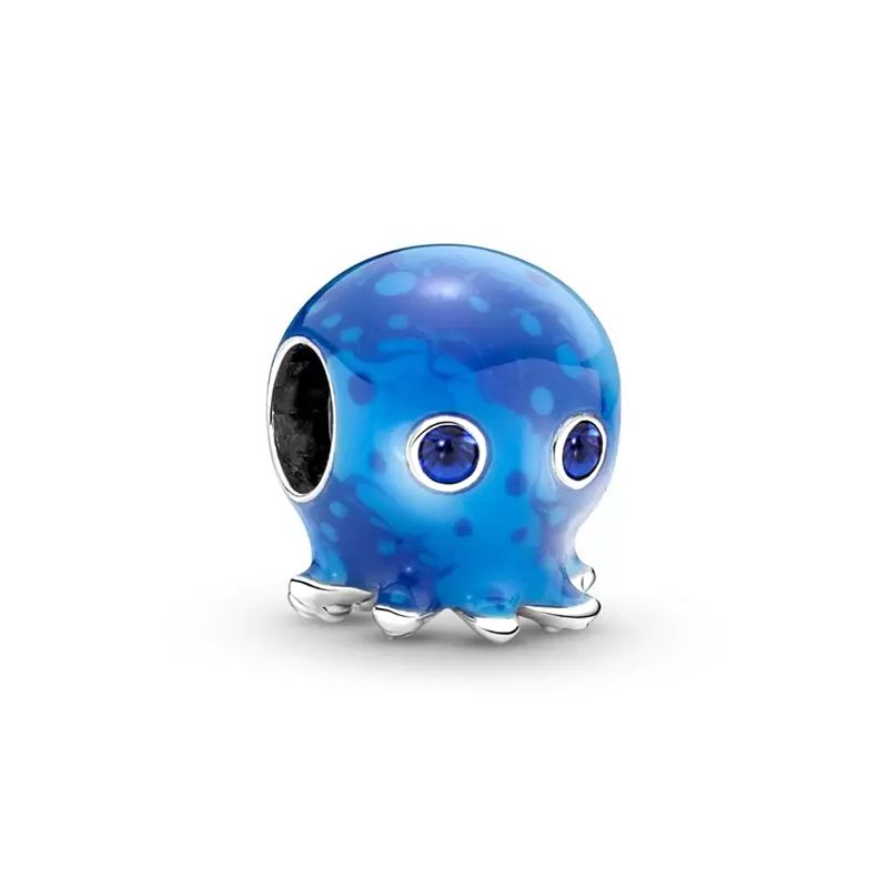 Charm femme pandora poulpe bulles & vagues de l'ocÉan argent 925/1000  - charms - edora
