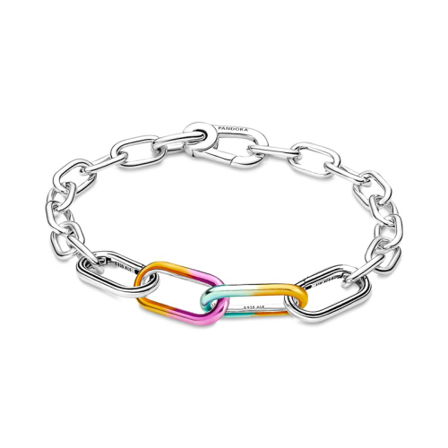 Double Link Femme PANDORA ME TIE & DYE Argent 925/1000
