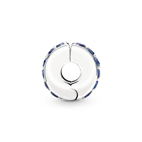 Charm femme pandora clip éclat bleu argent 925/1000 – charms
