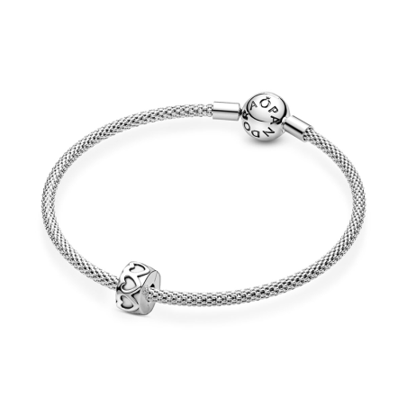 Charm femme pandora clip couronne de coeurs argent 925/1000 – charms
