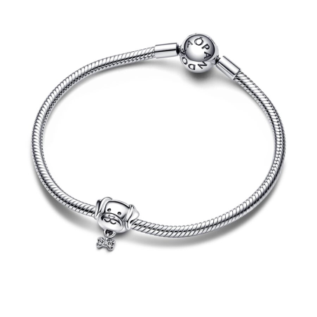 Charm femme pandora chien &amp; os argent 925/1000 – charms