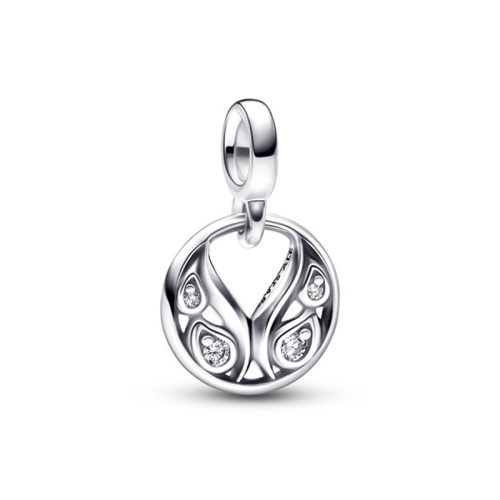 Mini Dangle Femme PANDORA ME AILES ENFLAMMÉES Argent 925/1000