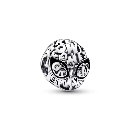 Charm Femme PANDORA MARVEL MASQUE DE SPIDER-MAN Argent 925/1000