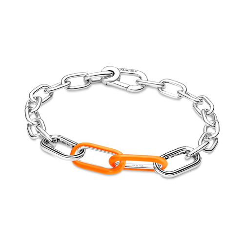 Double Link Femme PANDORA ME ORANGE Argent 925/1000