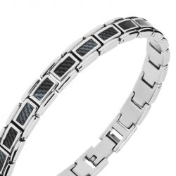 Bracelet homme rochet mercury acier inoxydable - bracelets-homme - edora - 2