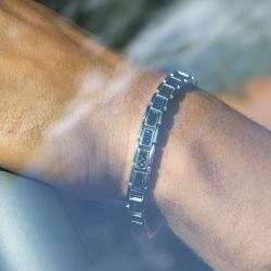 Bracelet homme rochet mercury acier inoxydable - bracelets-homme - edora - 3