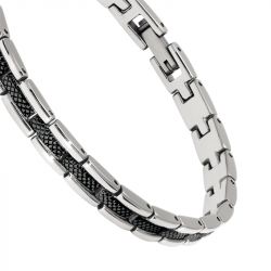 Bracelet homme rochet santorin acier inoxydable - bracelets-homme - edora - 2