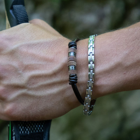 Bracelet homme rochet santorin acier inoxydable – bracelets homme