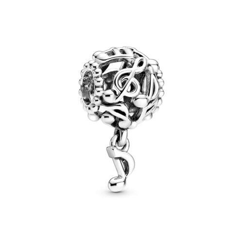 Charm Femme PANDORA NOTES DE MUSIQUE AJOURÉ Argent 925/1000