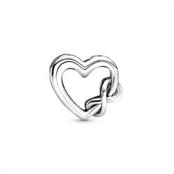 Charm femme pandora cŒur infinity love you mum argent 925/1000 - charms - edora - 2