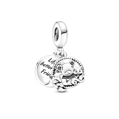 Charm Femme PANDORA PENDANT OURS, RENARD & ÉCUREUIL Argent 925/1000