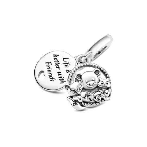 Charm Femme PANDORA PENDANT OURS, RENARD & ÉCUREUIL Argent 925/1000