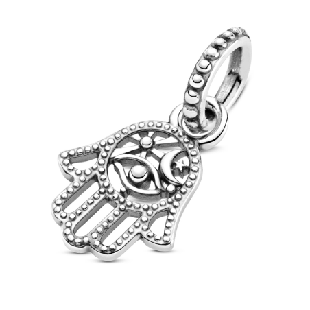 Charm femme pandora pendant main de fatma protectrice argent 925/1000 – charms