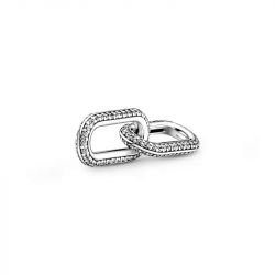 Double link femme pandora me pavÉ argent 925/1000 - charms - edora - 0