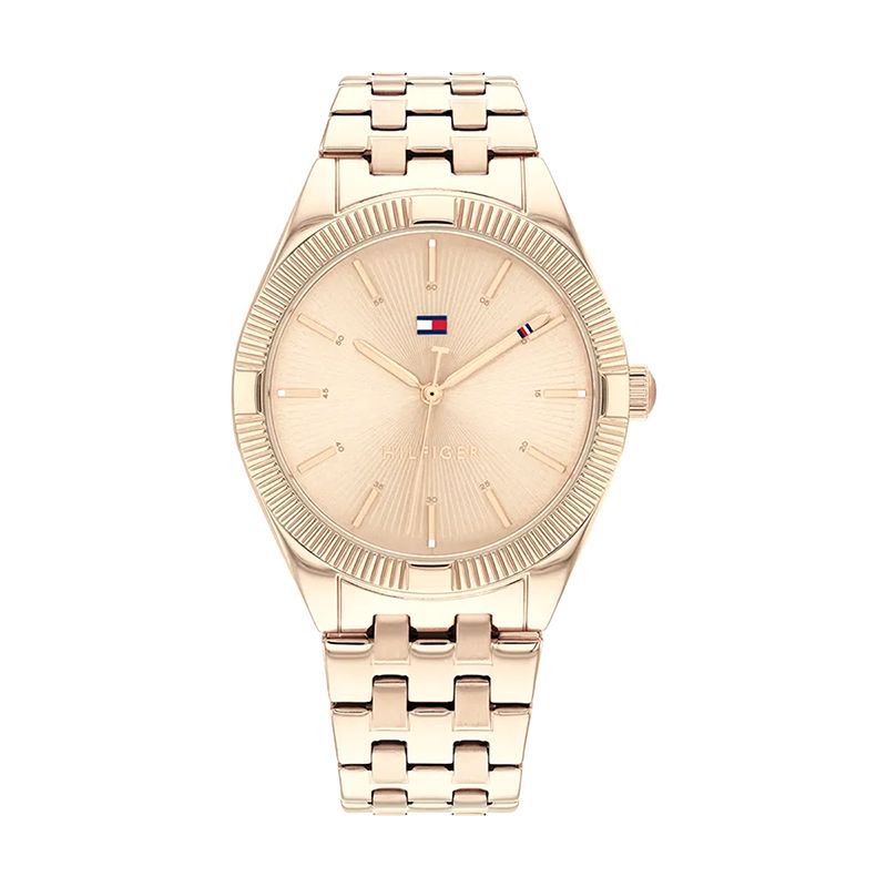 Montre femme tommy hilfiger rachel acier doré rose - analogiques - edora