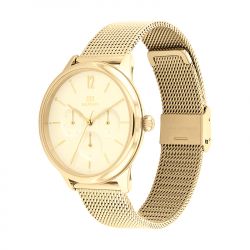 Montre femme tommy hilfiger layla acier doré - analogiques - edora - 1