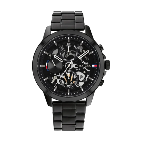 Montre Homme Chronographe TOMMY HILFIGER HENRY Acier Noir