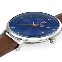 Montre homme pierre lannier inti cuir brun - analogiques - edora - 1