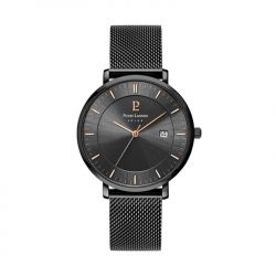 Montre homme pierre lannier inti acier noir - analogiques - edora - 0