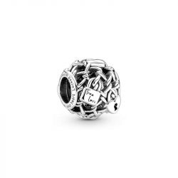 Charm femme pandora cadenas maillon chaÎne ajourÉ argent 925/1000 - charms - edora - 0