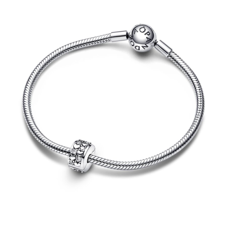 Charm femme pandora clip scintillant cœurs de l'infini argent 925/1000 – charms