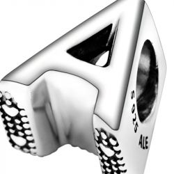 Charm femme pandora alphabet lettre a argent 925/1000 - charms - edora - 1