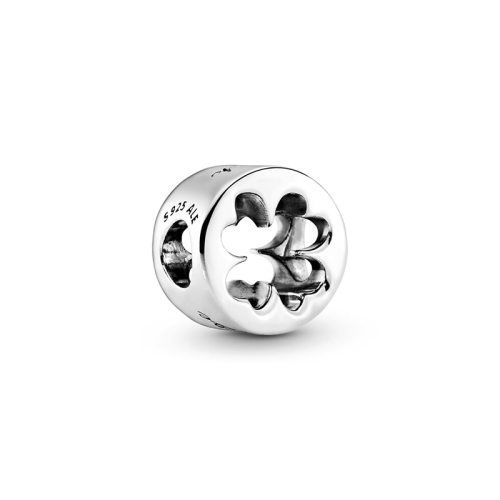 Charm Femme PANDORA TRÈFLE À QUATRE FEUILLES CHANCE & COURAGE Argent 925/1000