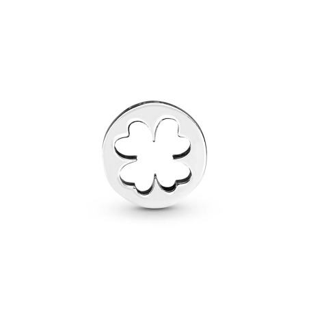 Charm Femme PANDORA TRÈFLE À QUATRE FEUILLES CHANCE & COURAGE Argent 925/1000