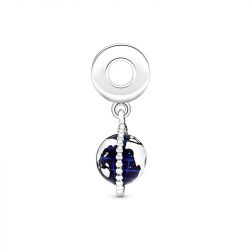 Charm femme pandora pendant globe pivotant argent 925/1000 - charms - edora - 2