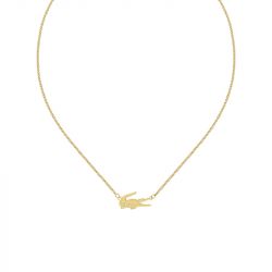 Collier femme lacoste acier doré  - colliers-femme - edora - 0